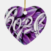 Pancreatic Cancer Hope Ornament (Achterkant)