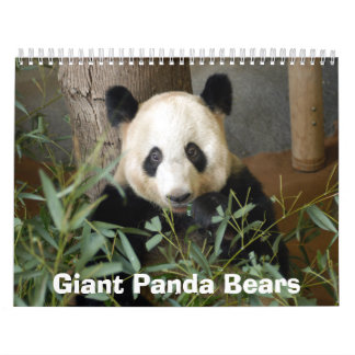 Panda117, Giant Panda Beren Kalender