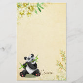 Panda-1 banketbakkerij briefpapier (Voorkant)