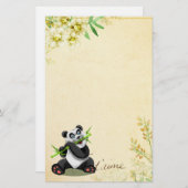 Panda-1 banketbakkerij briefpapier (Voorkant / Achterkant)