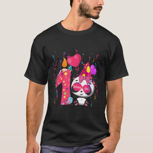 Panda 1e Ik ben 1 T-shirt (Voorkant)