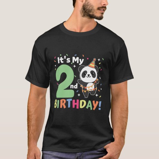 Panda 2e voor twee panda t-shirt (Voorkant)