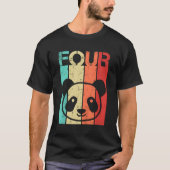 Panda 4 Panda 4 T-shirt (Voorkant)