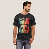 Panda 4 Panda 4 T-shirt (Voorkant volledig)