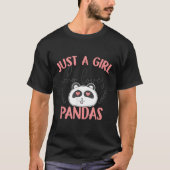 Panda A Loves Panda Beer Panda T-shirt (Voorkant)