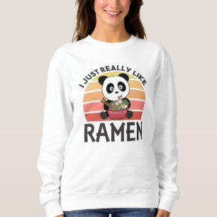 Panda aangedreven door Ramen Sweet Kawaii Noodle P Trui