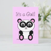 Panda Aankondiging (Staand voorkant)