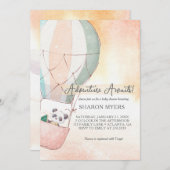 Panda Adventure Awaits Baby Shower Kaart (Voorkant / Achterkant)