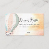 Panda Adventure Awaits Diaper Raffle Informatiekaartje (Voorkant)