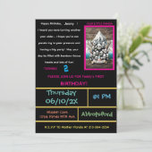 Panda Adventure: Verjaardagsfeest! Kaart (Staand voorkant)