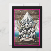 Panda Adventure: Verjaardagsfeest! Kaart (Achterkant)