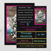 Panda Adventure: Verjaardagsfeest! Kaart (Voorkant / Achterkant)