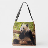 Panda All-Over-Print Cross Body Bag Crossbody Tas (Achterkant)