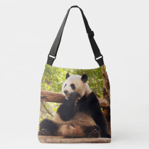 Panda All-Over-Print Cross Body Bag Crossbody Tas