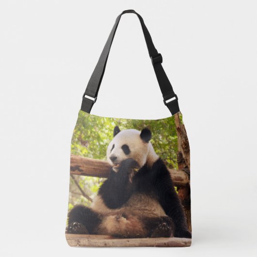 Panda All-Over-Print Cross Body Bag Crossbody Tas (Voorkant)