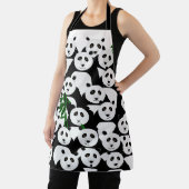 Panda Allover Apron Schort (Insitu)