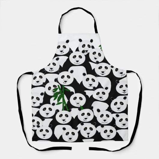 Panda Allover Apron Schort (Voorkant)