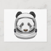 Panda als astronaut met Helmet Briefkaart (Voorkant)