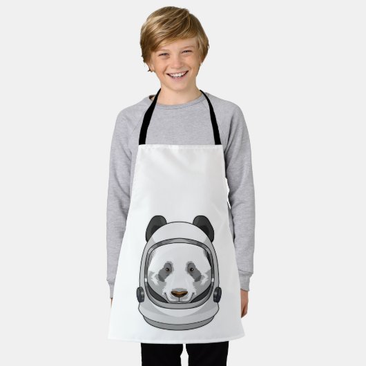 Panda als astronaut met Helmet Schort (Gedragen)