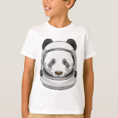 Panda als astronaut met Helmet T-shirt (Voorkant)