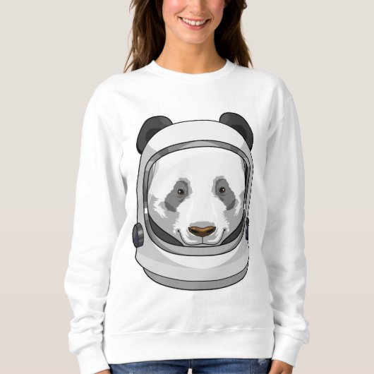 Panda als astronaut met Helmet Trui (Voorkant)