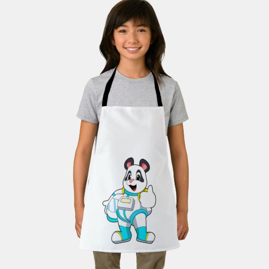 Panda als astronaut met kostuum schort (Insitu)