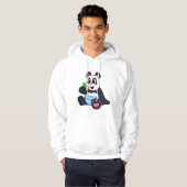 Panda als Baby met Bambus Hoodie (Voorkant volledig)