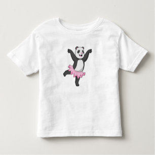 Panda als Ballerina in Ballet Kinder Shirts