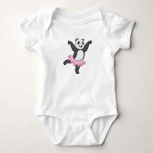 Panda als Ballerina in Ballet Romper