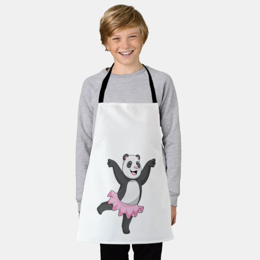 Panda als Ballerina in Ballet Schort (Gedragen)