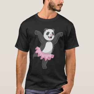 Panda als Ballerina in Ballet T-shirt