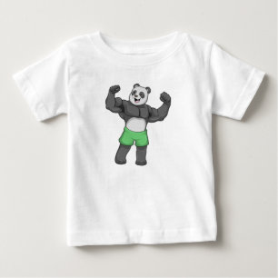 Panda als Bodybuilder in Bodybuilding