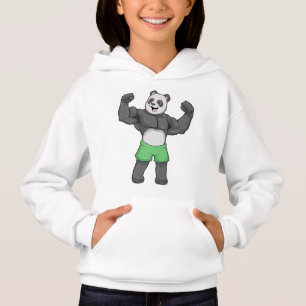 Panda als Bodybuilder in Bodybuilding