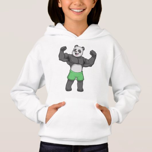 Panda als Bodybuilder in Bodybuilding (Voorkant)