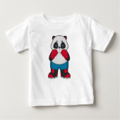 Panda als Boxer met Boxing-handschoenen (Voorkant)