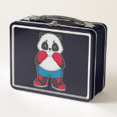 Panda als Boxer met Boxing-handschoenen (Voorkant)