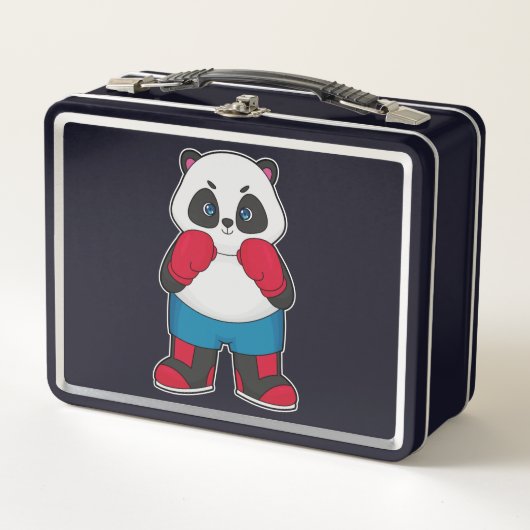 Panda als Boxer met Boxing-handschoenen (Voorkant)