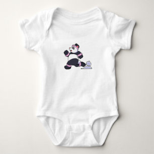 Panda als hardloper tijdens hardlopen romper