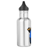 Panda als muzikant met flute waterfles (Links)