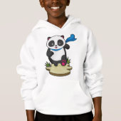 Panda als Runner met Scarf (Voorkant)