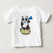 Panda als Runner met Scarf (Voorkant)