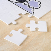 Panda als Runner op Running Legpuzzel (Zijkant)