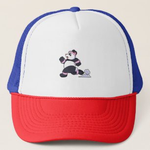 Panda als Runner op Running Trucker Pet