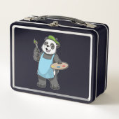 Panda als schilder met penseel en kleur (Voorkant)