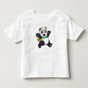 Panda als student kinder shirts