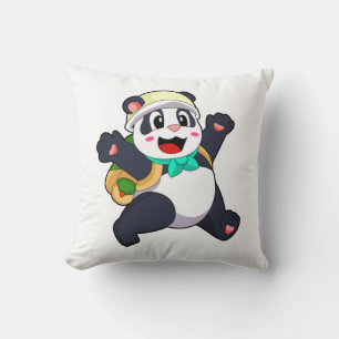Panda als student kussen