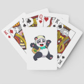 Panda als student pokerkaarten (Achterkant)