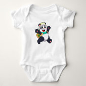 Panda als student romper (Voorkant)