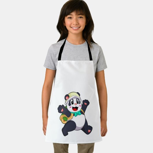 Panda als student schort (Insitu)