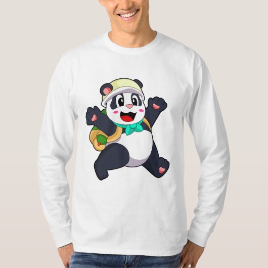 Panda als student t-shirt (Voorkant)